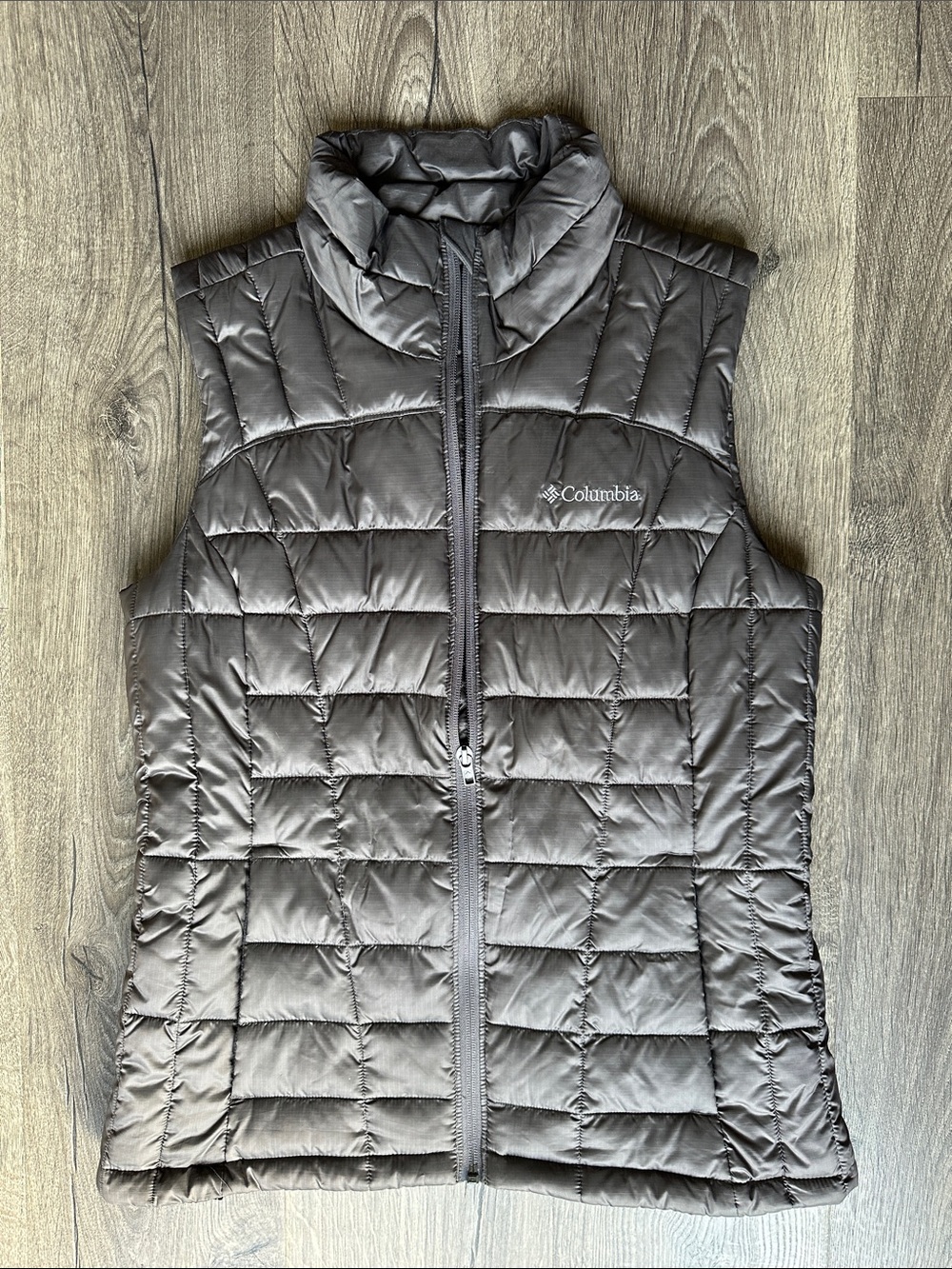 Women’s Columbia Thermal Coil Gray Quilted Vest